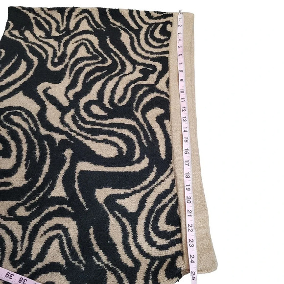 BP Women's Safari Swirl Sweater Skirt 4X Multicolor Knit Stretch Animal Print - Picture 7 of 8